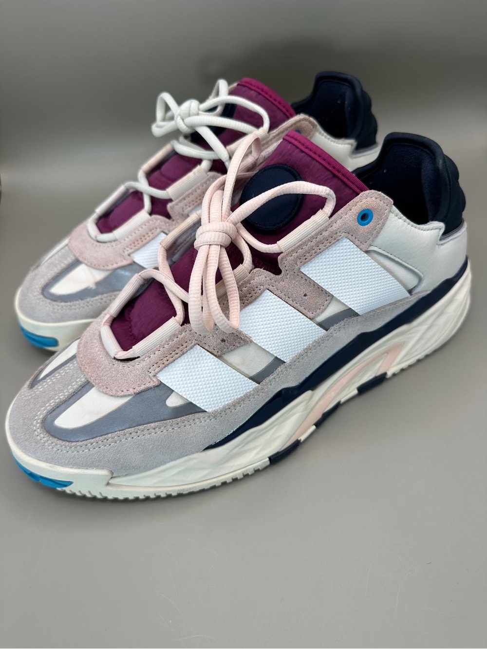Adidas Mens Niteball - Off White Cream White- Men’s Size 9.